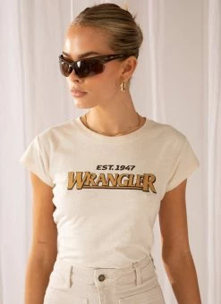Wrangler - The Highway Tee - Ecru