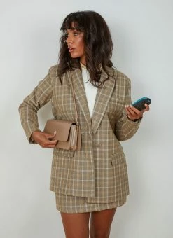4th & Reckless 4th & Reckless - Chance Blazer - Beige Check