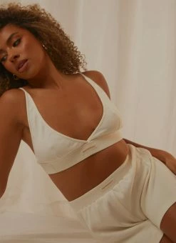 Peppermayo Exclusive - PM Basic Organic Cotton Bralette - Ivory