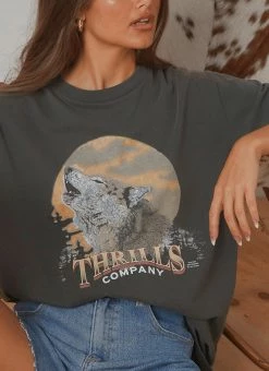 Thrills - Howling Moon Merch Tee - Merch Black