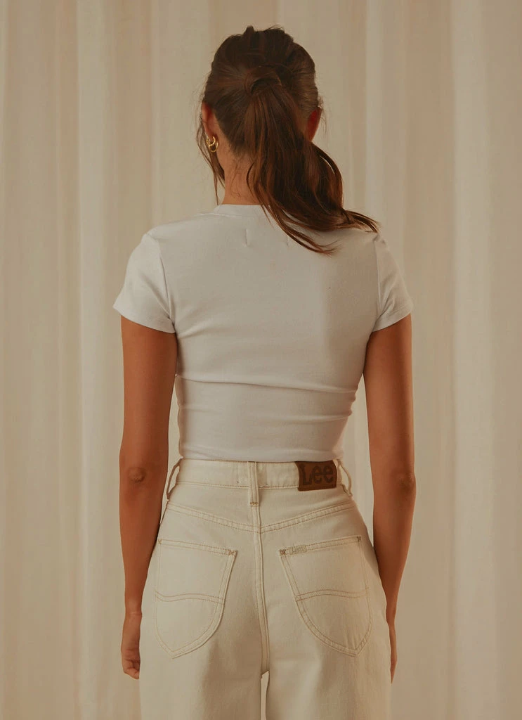 Wrangler - Sagittarius Baby Tee - White - Image 6