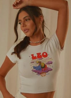 Wrangler - Leo Baby Tee - White