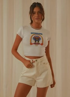 Wrangler - Gemini Baby Tee - White