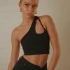 Peppermayo Exclusive - Cedar Crop Top - Black