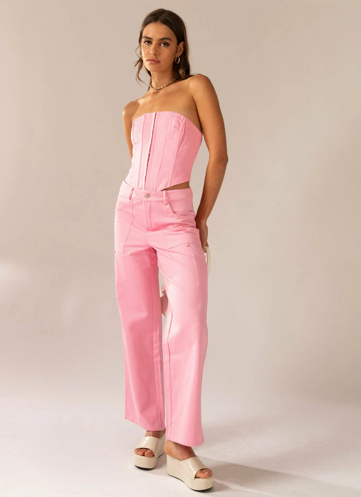 Peppermayo Exclusive - Juniper Bustier Top - Blossom - Image 3