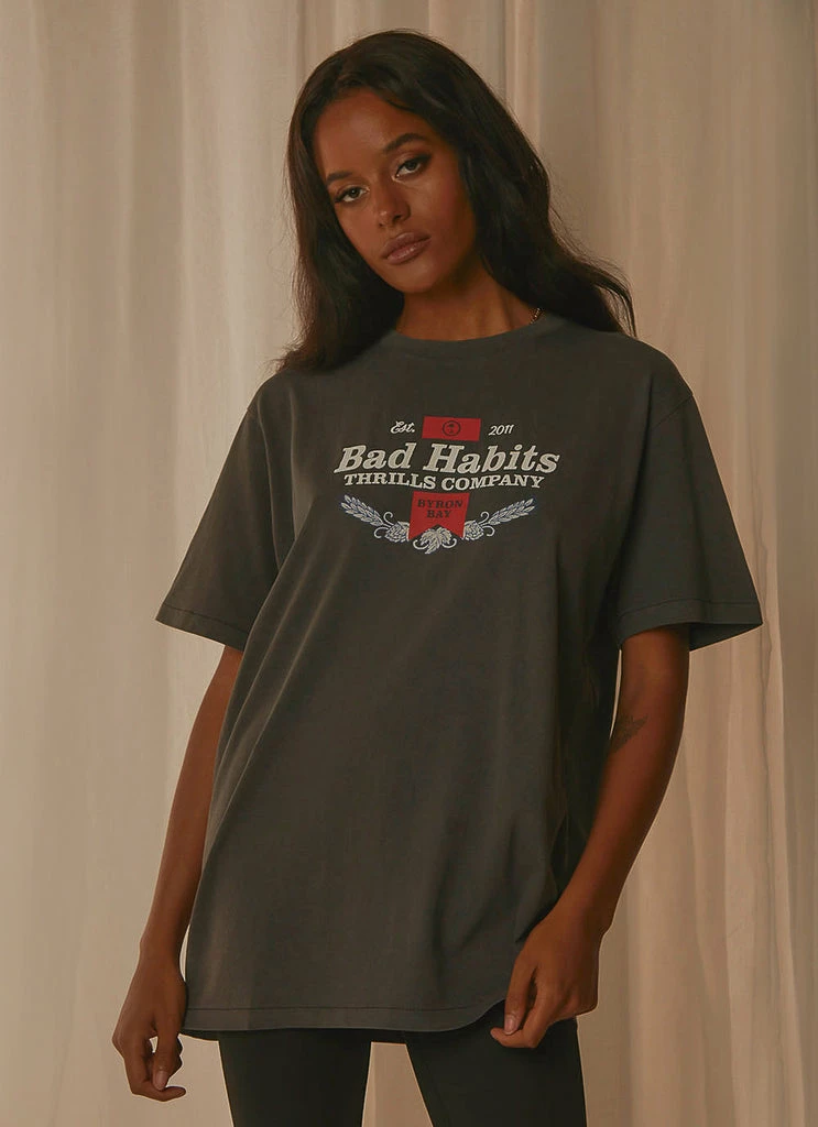 Thrills - Bad Habits Merch Tee - Merch Black - Image 3