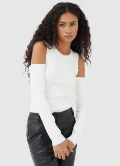 4th & Reckless 4th & Reckless - Ava Knit Top - White