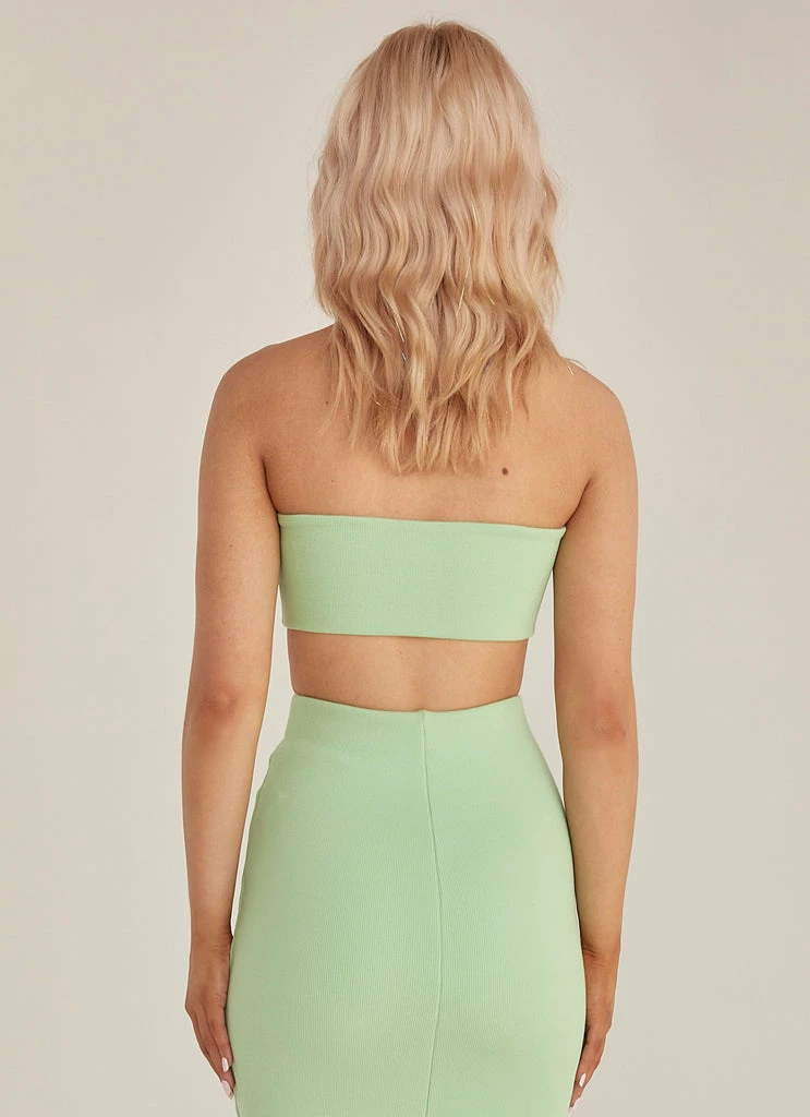 Riley Hubatka X Peppermayo - Sun Seeker Crop Top - Sage - Image 6