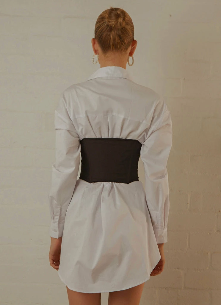 Peppermayo Exclusive - Summer Fade Underbust Corset - Black - Image 5