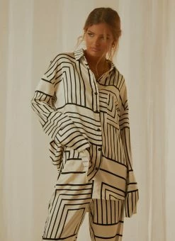 4th & Reckless 4th & Reckless - Norma Shirt - Black And White