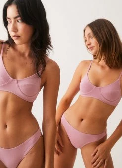 Afends - Lolly Hemp Bralette - Smokey Pink