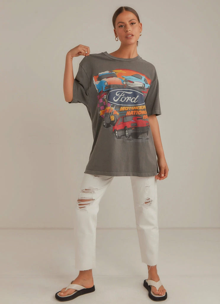 Rolla's Rolla's - Ford Nationals 99 Tee - Washed Black - Image 3