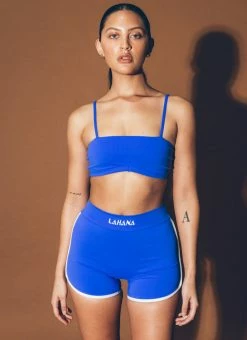 LaHana Swim - Zadie Crop - Midnight Blue