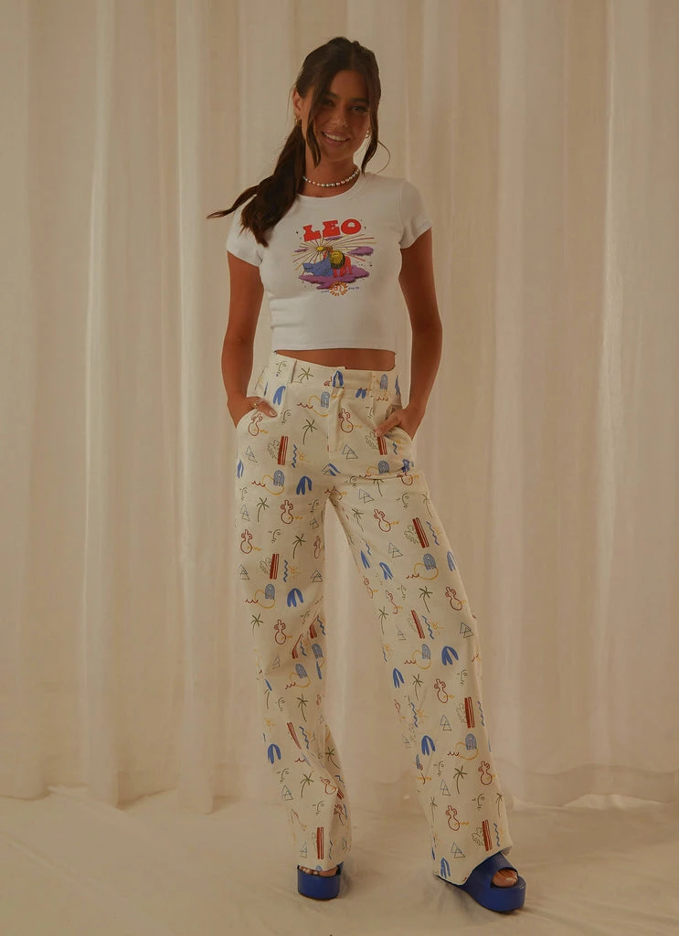 Wrangler - Leo Baby Tee - White - Image 4