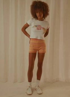 Charlie Holiday - Here For The Ride Slim Tee - White