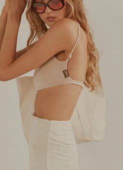 Vacancy Supply - Sunbather Terry Crop - Beige