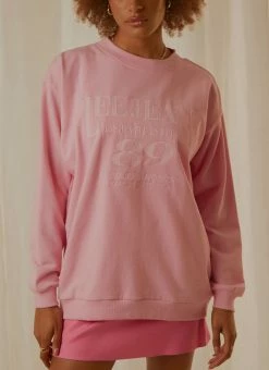 Lee - Oversized Sweater - Prism Pink