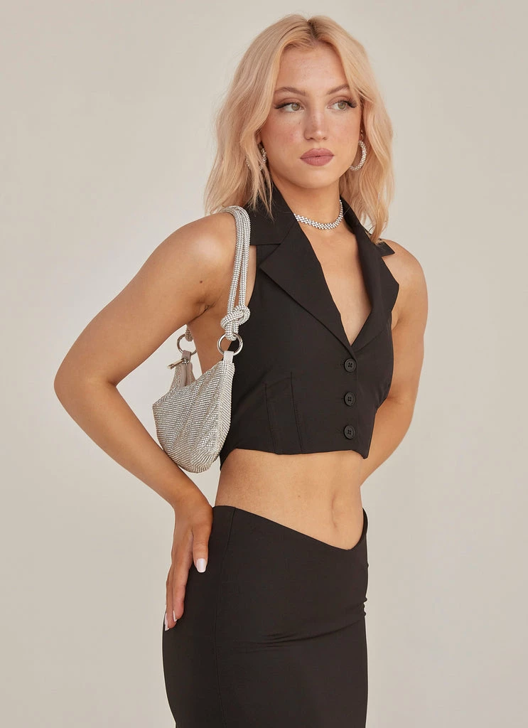 Riley Hubatka X Peppermayo - Sound Check Vest Top - Noir - Image 4