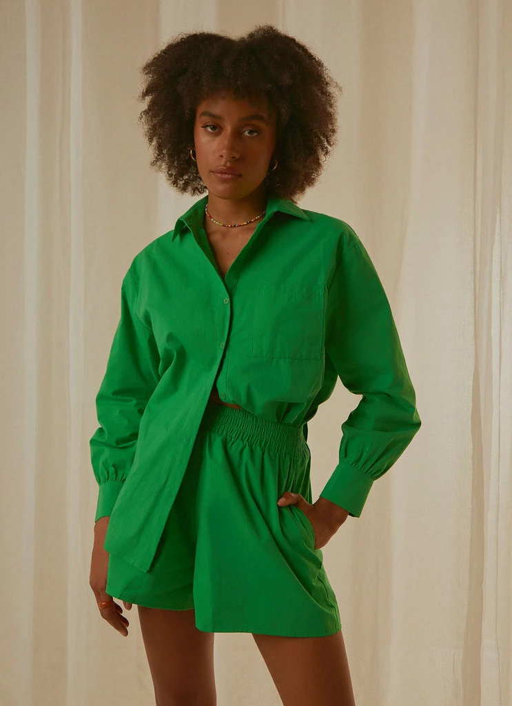 Peppermayo Exclusive - Daydreams Shirt - Jade Green - Image 3
