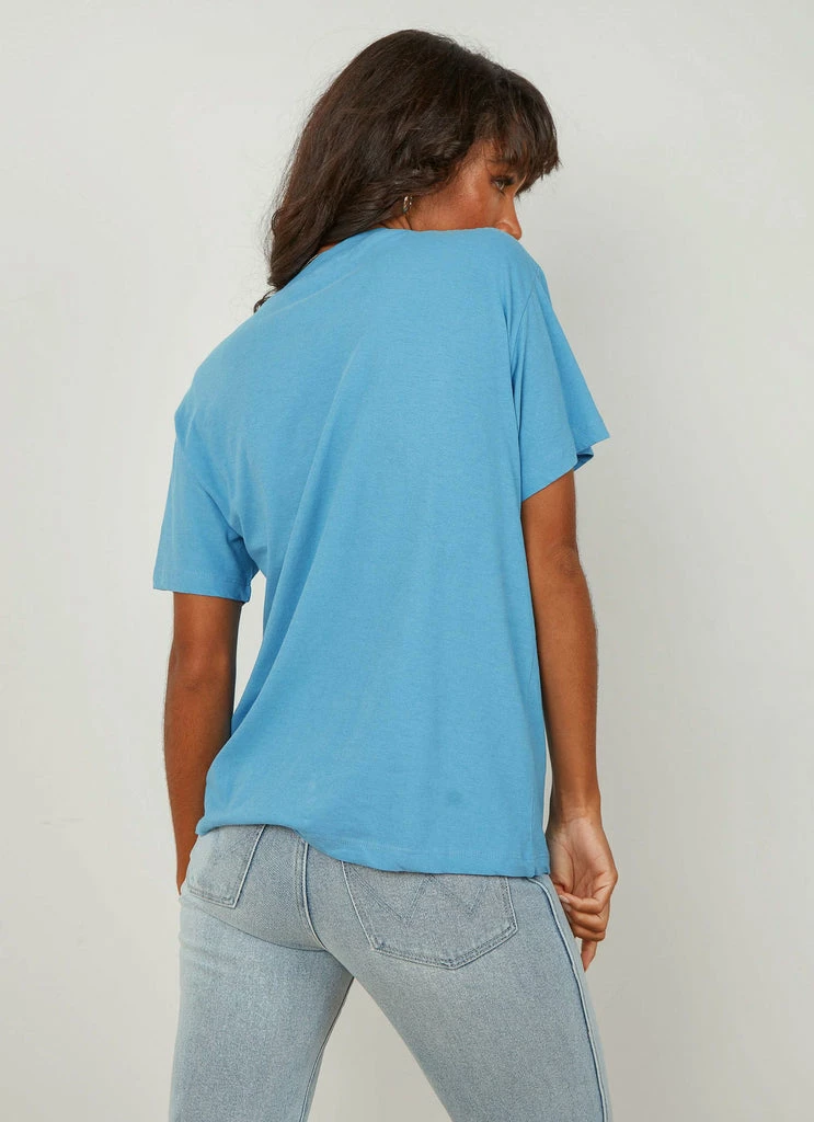 Rolla's Rolla's - Lucky Bay Tomboy Tee - Blue - Image 4