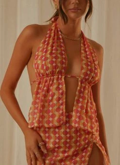 Peppermayo Exclusive - Kaia Top - Sunset Geo