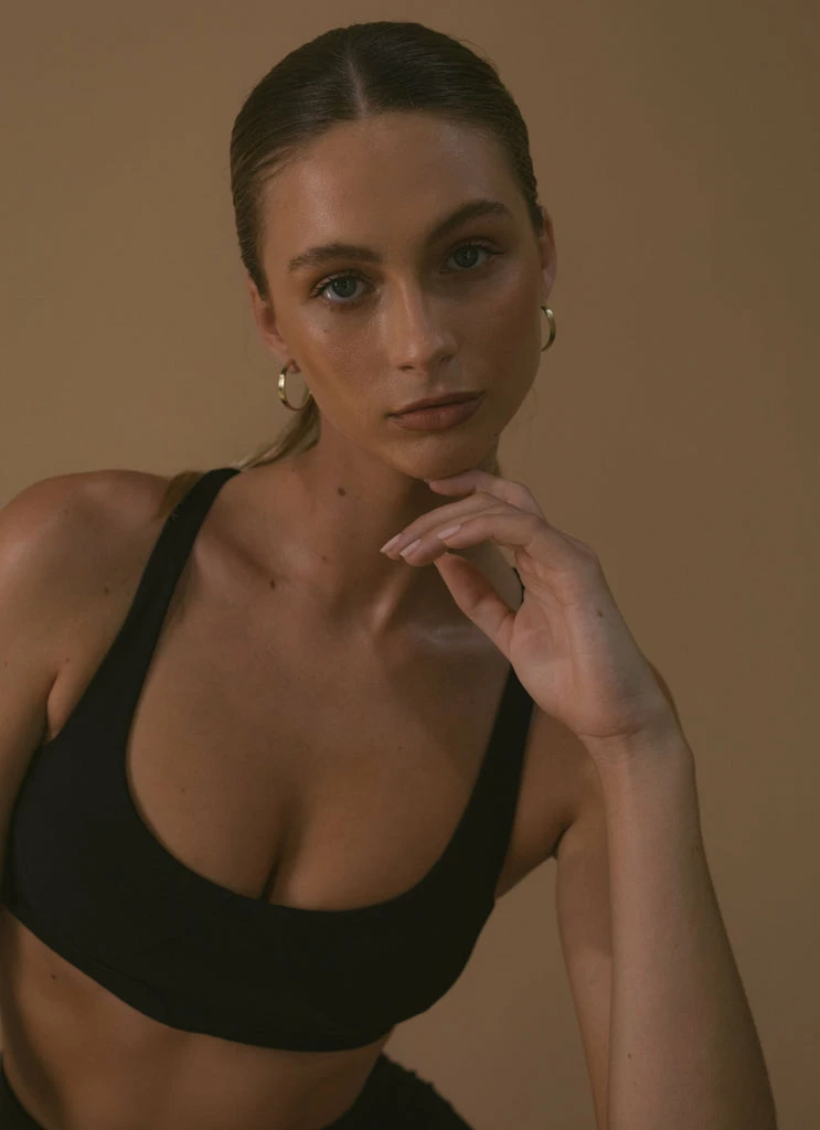 LaHana Swim - Mila Crop - Black - Image 2