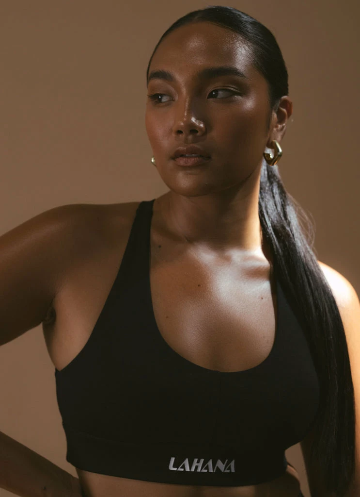 LaHana Swim - Sanaa Crop - Black - Image 3