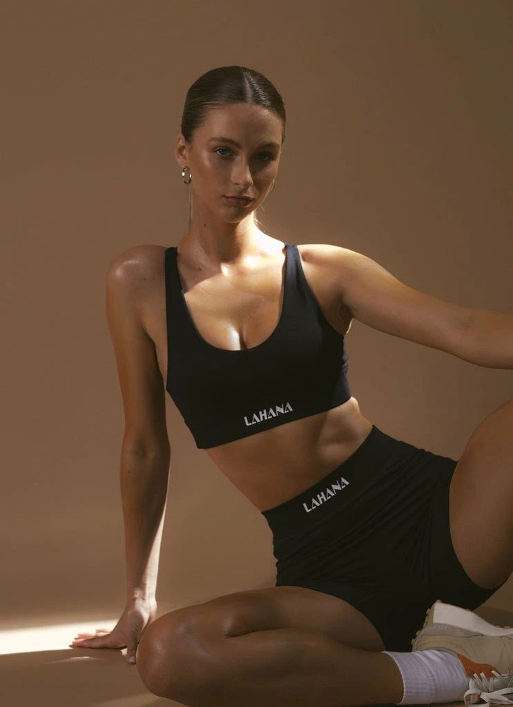 LaHana Swim - Sanaa Crop - Black - Image 5