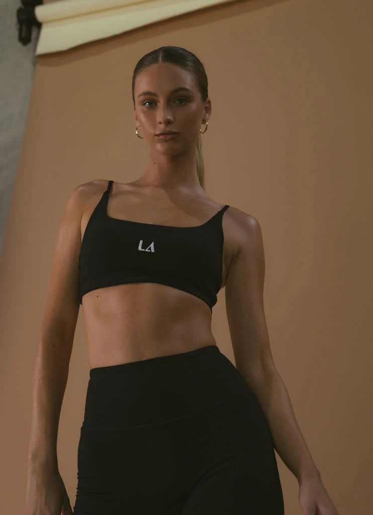 LaHana Swim - Mabel Crop - Black - Image 2