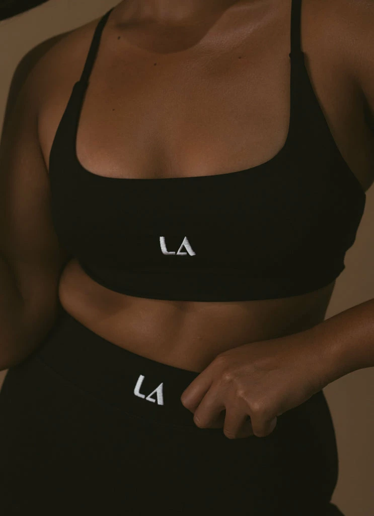 LaHana Swim - Mabel Crop - Black