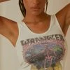 Wrangler - Floral Bones Tank - Vintage White