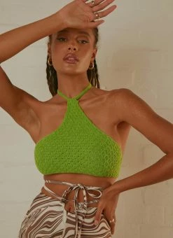 Peppermayo - Alyson Crop Top - Green