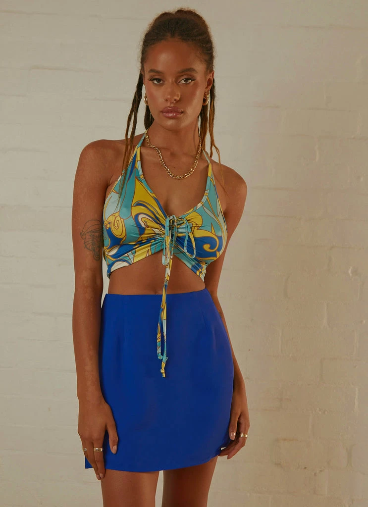 Peppermayo - Can't Stop The Beat Crop - Blue Paisley - Image 3