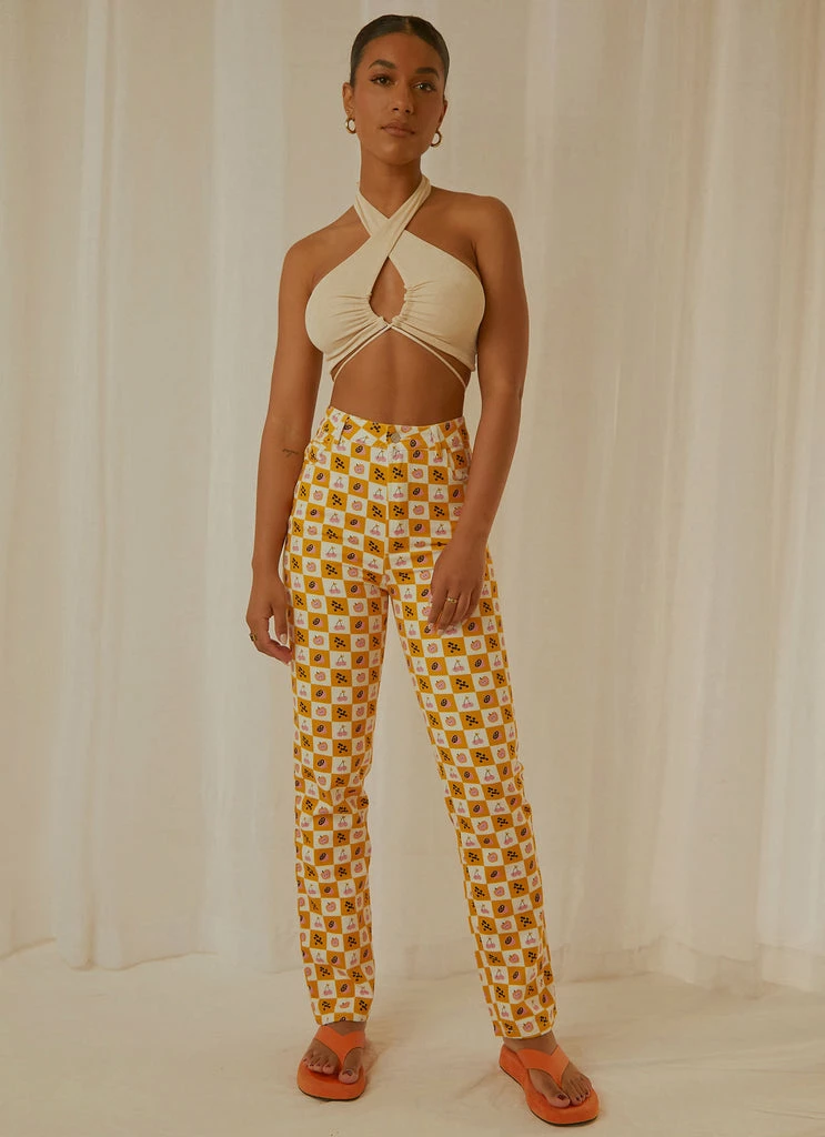 Peppermayo Exclusive - Harlow Crop Top - Ivory - Image 3