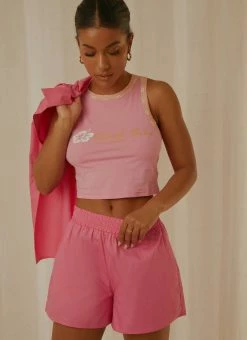 Peppermayo Exclusive - Island Babe Crop - Pink