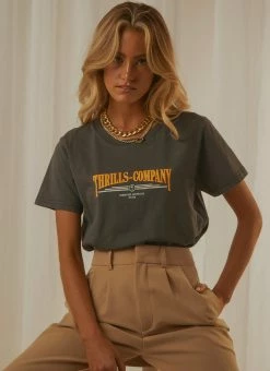 Thrills - Underline Band Tee - Merch Black