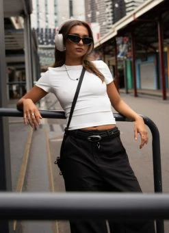 Silk X Peppermayo - Solidify Me Baby Tee - Porcelain