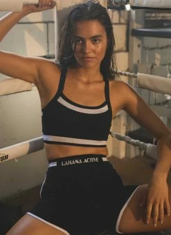 LaHana Swim - Sadie Crop - Black