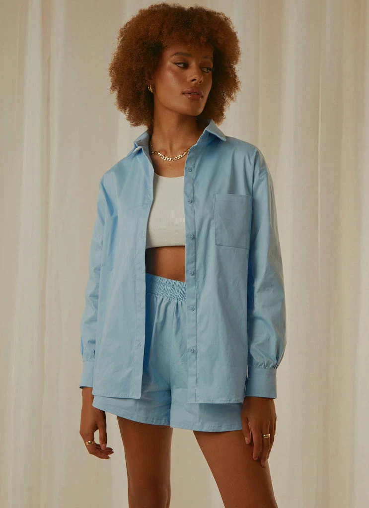 Peppermayo Exclusive - Daydreams Shirt - Baby Blue