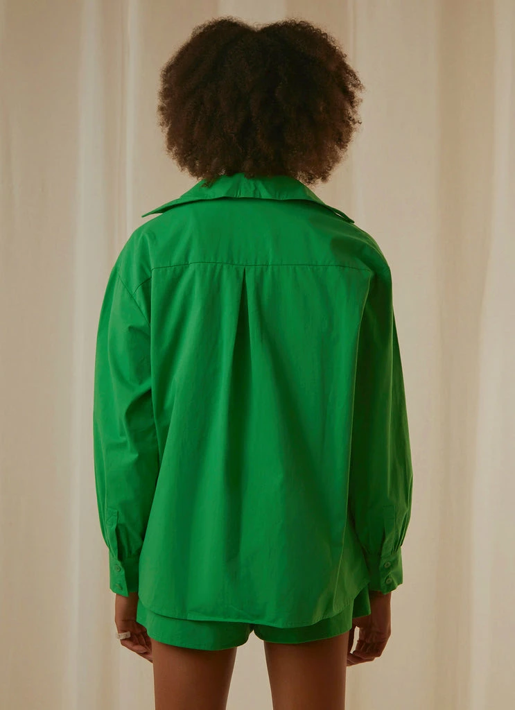 Peppermayo Exclusive - Daydreams Shirt - Jade Green - Image 6