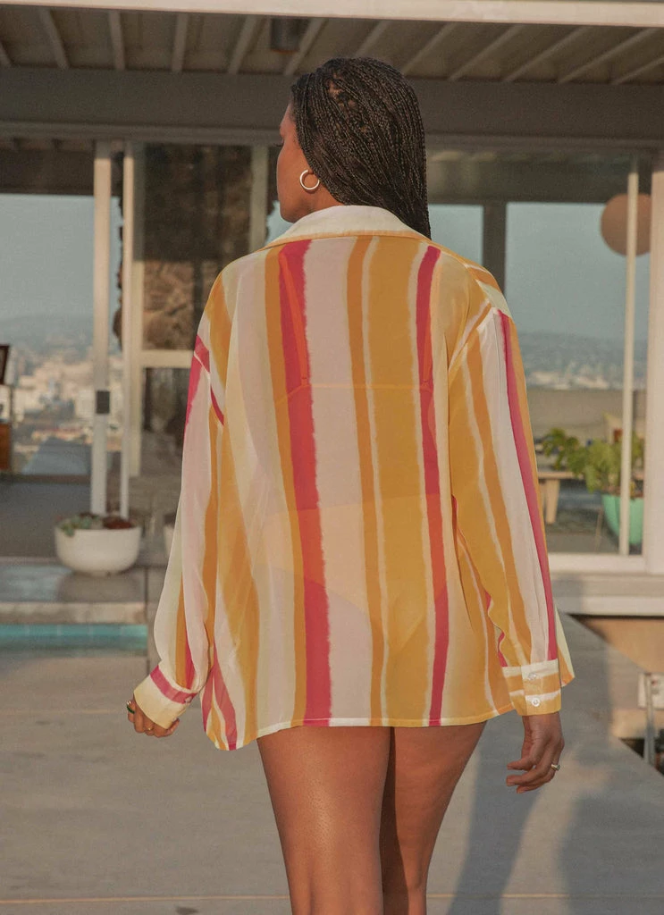Riley Hubatka X Peppermayo - Sunkissed Dreams Shirt - Sunset Stripe - Image 4