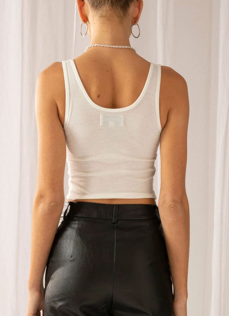 Wrangler - Waves Logo Tank - Vintage White - Image 5