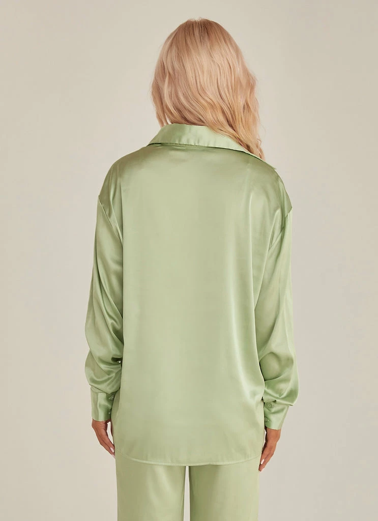 Riley Hubatka X Peppermayo - Shadow Tones Shirt - Sage - Image 6