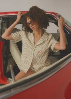 Vacancy Supply - Blaze Organic Linen Shirt - White-Crème