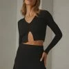 Peppermayo - Deja Vu Knit Top - Black