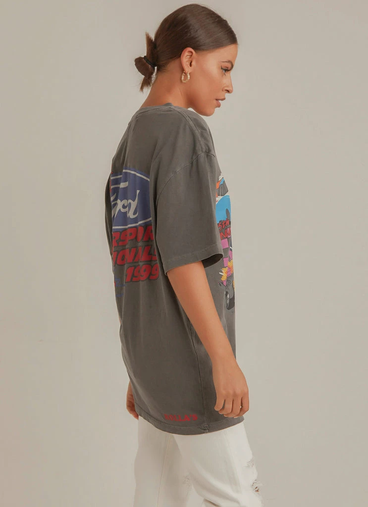 Rolla's Rolla's - Ford Nationals 99 Tee - Washed Black - Image 4