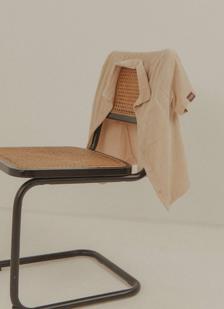 Vacancy Supply - Holiday Terry Shirt - Beige - Image 3