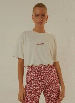 Afends - Grow Some Hemp Oversized Tee - Off White