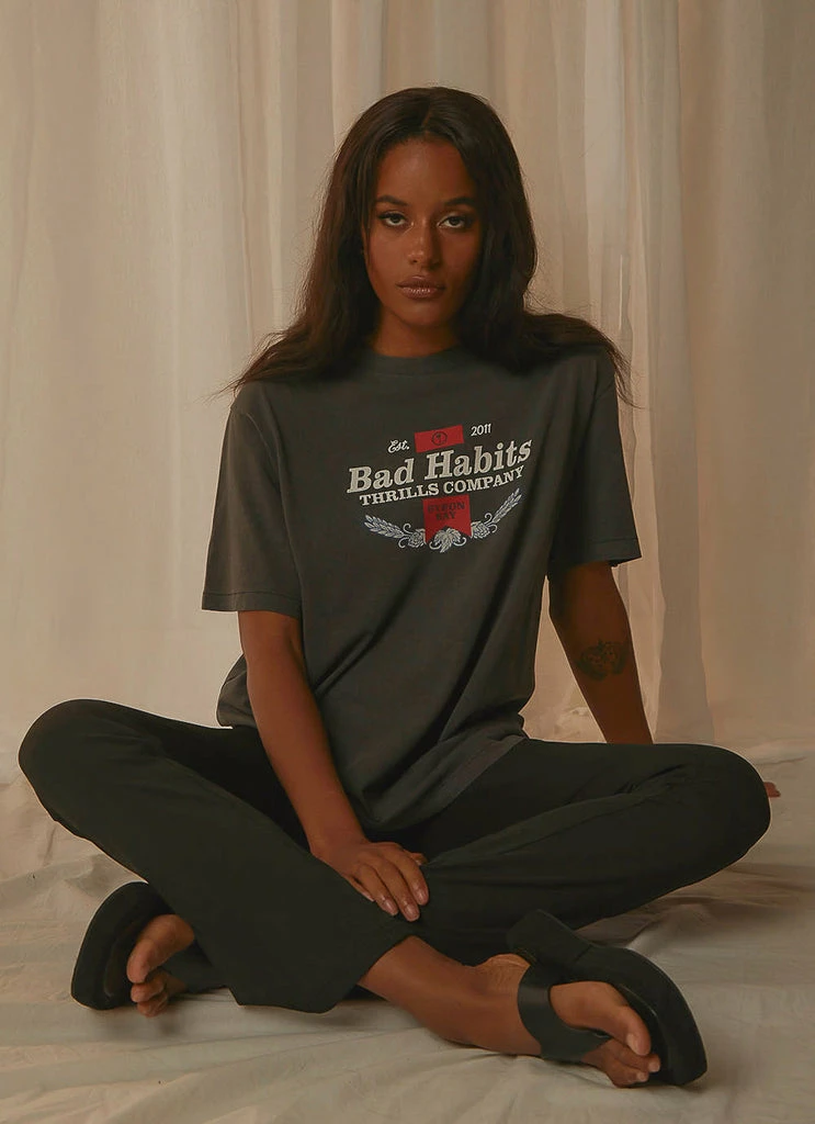 Thrills - Bad Habits Merch Tee - Merch Black