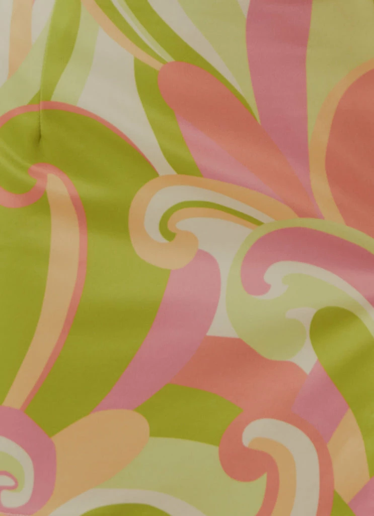 Peppermayo Exclusive - Living In The 90s Bustier Top - Retro Swirl - Image 5